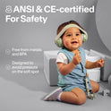 Alpine Muffy Baby Ear Protection for Babies and Toddlers up to 36 Months - CE & ANSI Certified - Noise Reduction Earmuffs - Comfortable Baby