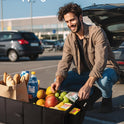 HOTOR Trunk Organizer - Car Organizer, Foldable Trunk organizer for SUVs & Sedans, Sturdy Car Organization for Car Accessories, Tools, Sundries