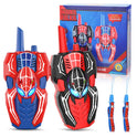 Spider Hero Walkie Talkies for Kids – 2 Pack Indoor & Outdoor Toys for Boys Ages 3-8, Birthday Gift for Children, Fun Two-Way Radios for Playtime
