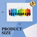 ESRICH Canvas Boards for Painting, 5 Pack Canvases for Painting 8x10 Cotton Primed Acid Free Blank Canvas Panels for Oil Paint, Watercolor, Acrylic