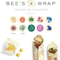 Bee's Wrap Beeswax Wraps for Food - Cut to Size 14x52" Wax Paper Roll - Made in USA Reusable Waxed Paper & Bowl Covers - Organic & Eco-Friendly