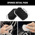 7Pcs Car Wheel Brush kit, Tire Brush, Wheel Cleaner Brush, Soft-bristled Rim Cleaner Brush, Tire Shine Applicator Pad, Car Detailing Brushes, Wheel