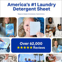 Earth Breeze Laundry Detergent Sheets Fresh Scent - 60 Loads Eco Liquidless Soap - Travel-Friendly for Hot & Cold Cycles, Tackles Tough Stains