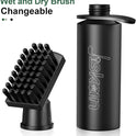 Pro Golf Club Brush Cleaner with Retainer Clip and Squeeze Water Bottle 7.5 Inches Holds 4 Ounces of Water, Essentials Golf Accessories for Men, Best