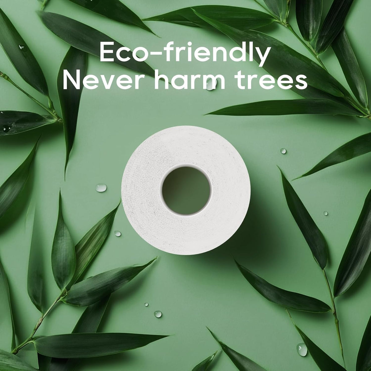 ECOLipak Bamboo Toilet Paper, Septic Safe Toilet Tissue, 24 Double Rolls, 320 Sheets Per Roll, Tree Free, Non Toxic, 2 Ply, Soft and Absorbent, Eco