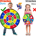 BooTaa 29" Large Dart Board for Kids, Kids Dart Board with Sticky Balls, Boys Toys, Indoor/Sport Outdoor Fun Party Play Game Toys, Birthday Gifts for