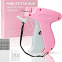 Stitch Gun for Clothes， Handheld Stitch Gun Quick Clothing Fixer，Sewing Kit Includes 1,000 Black Fasteners & 1,000 White Fasteners & 6