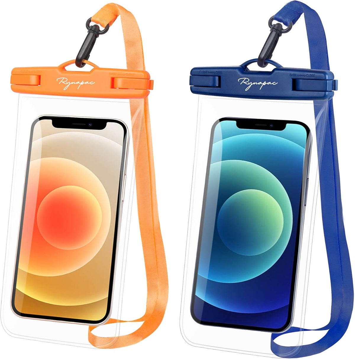 Waterproof Phone Pouch Bag - 7.5in Water Proof Cell Phone Case for Beach Travel, IPX8 Dry Bag with Lanyard for iPhone 16 15 14 Pro Max Galaxy S25