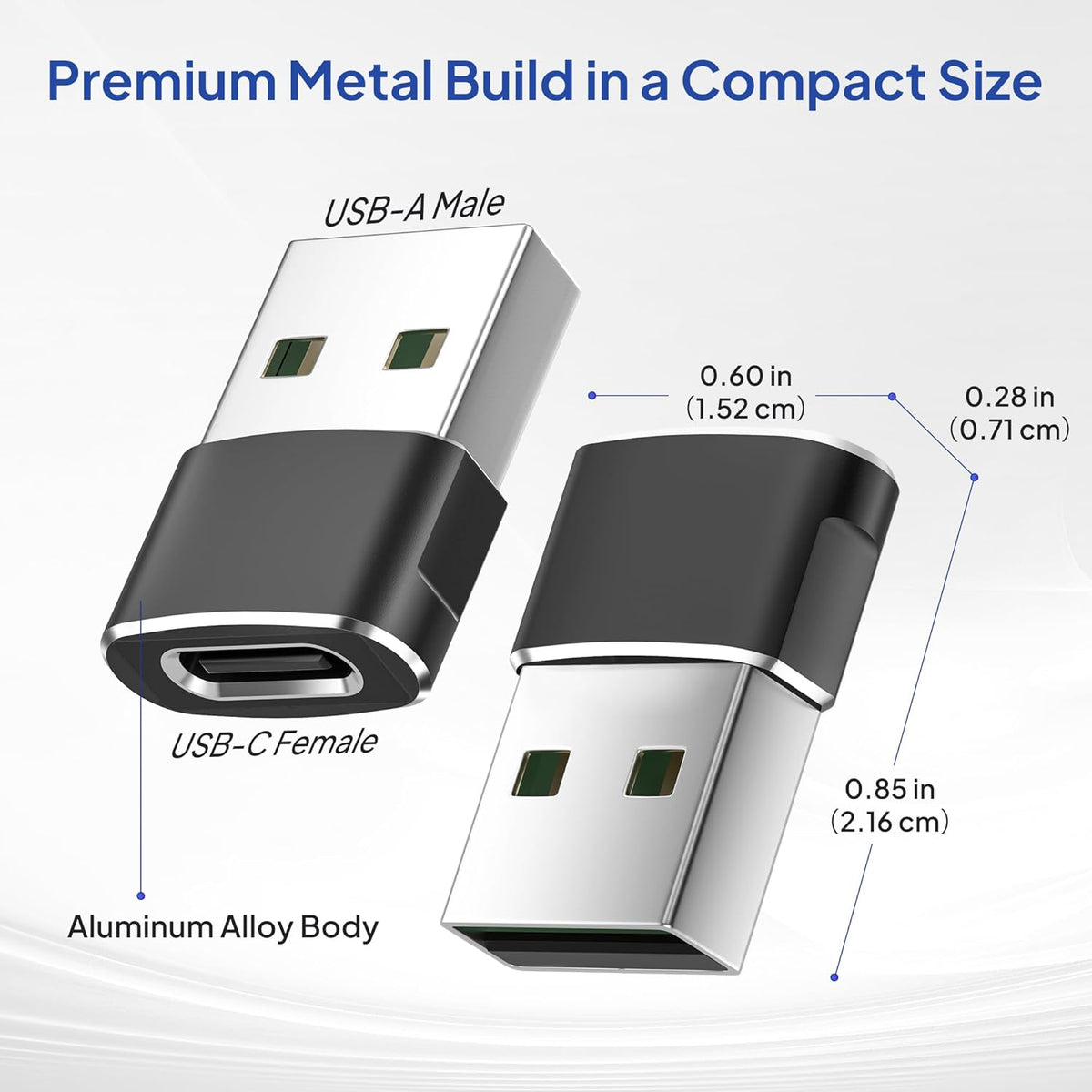 Elebase USB to USB C Adapter for iPhone 17 4Pack,USBC Female to A Male Car Charger Adapter,Type C Converter Apple 16 Pro Max 15 14 Plus,iWatch Watch