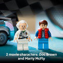 LEGO Speed Champions Time Machine from Back to The Future Building Toy for Kids - Pretend Play & Display Car Toy W/2 Build Modes for Boys & Girls