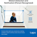 Tapo 1080P Indoor Security Camera for Baby Monitor, Pet Camera w/Motion Detection, 2-Way Audio, Night Vision, Cloud & SD Card Storage, Works w/Alexa