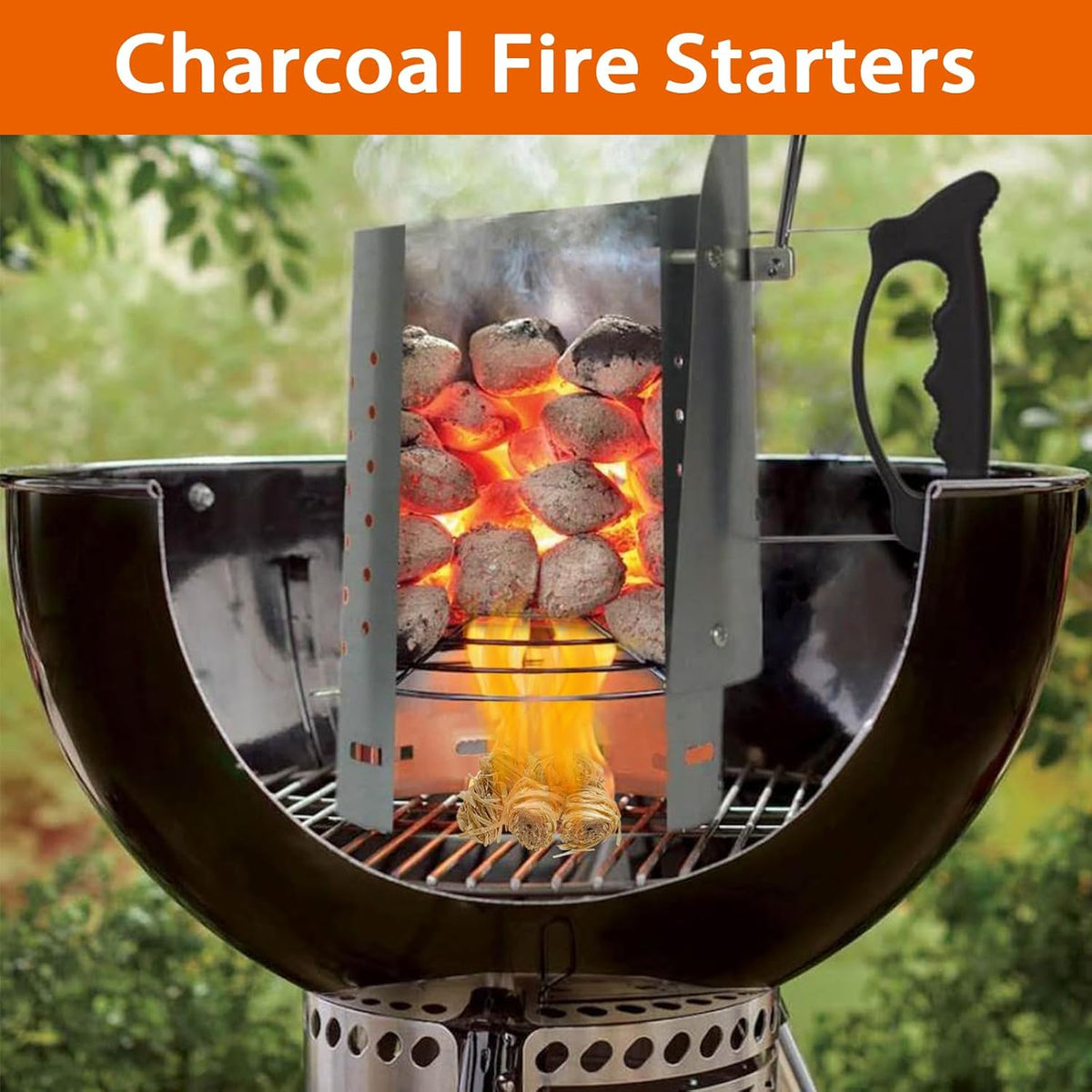 E500 Fire Starter - Natural Fire Starters for Fireplace, Campfires, Chimney, BBQ, Fire Pit & Wood Fireplace - 60 Pack Odorless Pine Firestarter
