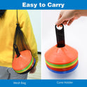 25/50/100pcs Disc Cones, Agility Soccer Cones with Carry Bag and Holder, Soccer Cones for Sports Training, Football, Soccer, Basketball, Coaching