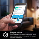 Kasa Smart Plug Power Strip KP303, Surge Protector with 3 Individually Controlled Smart Outlets and 2 USB Ports, Works with Alexa & Google Home, No