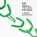 REACH Ultraclean Access Flosser Refill Heads, Mint, Plaque Remover for Teeth, Shred Resistant, for Hard to Reach Areas, Oral Care, PFAS Free
