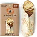 Bee's Wrap Beeswax Wraps for Food - Bread Wrap - Made in USA Reusable Bread Storage Bags - Organic & Eco-Friendly Alternative to Aluminum Foil