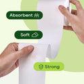 ECOLipak Bamboo Toilet Paper, Septic Safe Toilet Tissue, 24 Double Rolls, 320 Sheets Per Roll, Tree Free, Non Toxic, 2 Ply, Soft and Absorbent, Eco