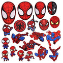 20pcs Cute Cartoon Spider Embroidered Iron On Patches, Anime Animals Sew On/Iron On Applique Embroidered Patches for T-Shirt, Jackets, Jeans