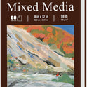 Mixed Media Sketchbook 9" x 12" - Multimedia Sketchbook Hardcover, Spiral Bound, 60 Sheets 98lb/160gsm Mixed Media Paper, Watercolor Sketch Books for