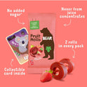 BEAR Real Fruit Snack Rolls - Gluten Free, Vegan, and Non-GMO - Strawberry – 36 Rolls, Healthy School And Lunch Snacks For Kids And Adults, 0.7 Ounce