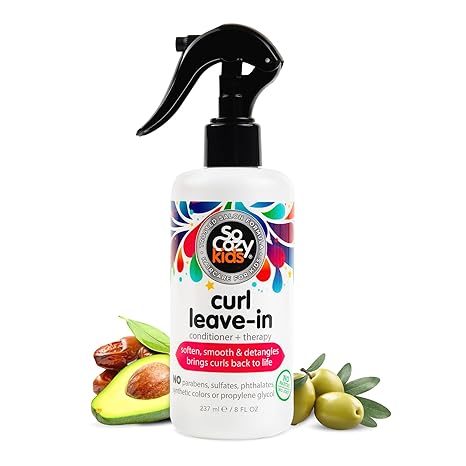 So Cozy Detangler & Leave In Conditioner Spray - Hair Detangler Spray for Kids - Paraben-Free Leave In Hair Conditioner & Detangling Spray for Frizzy