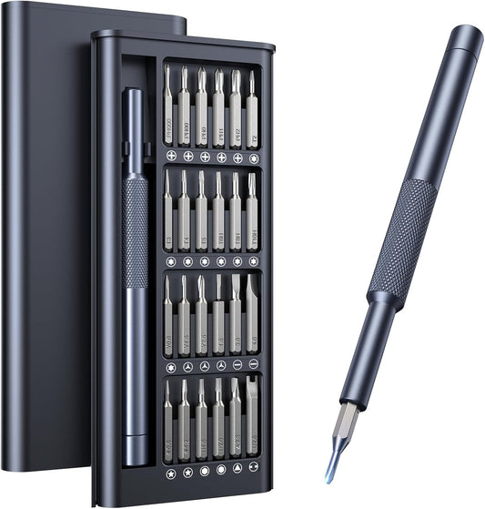 AXTH 25-in-1 Small Precision Screwdriver Set, Professional Magnetic Mini Repair Tool Kit for Phone, Computer, Watch, Laptop, Macbook, Ring Doorbell