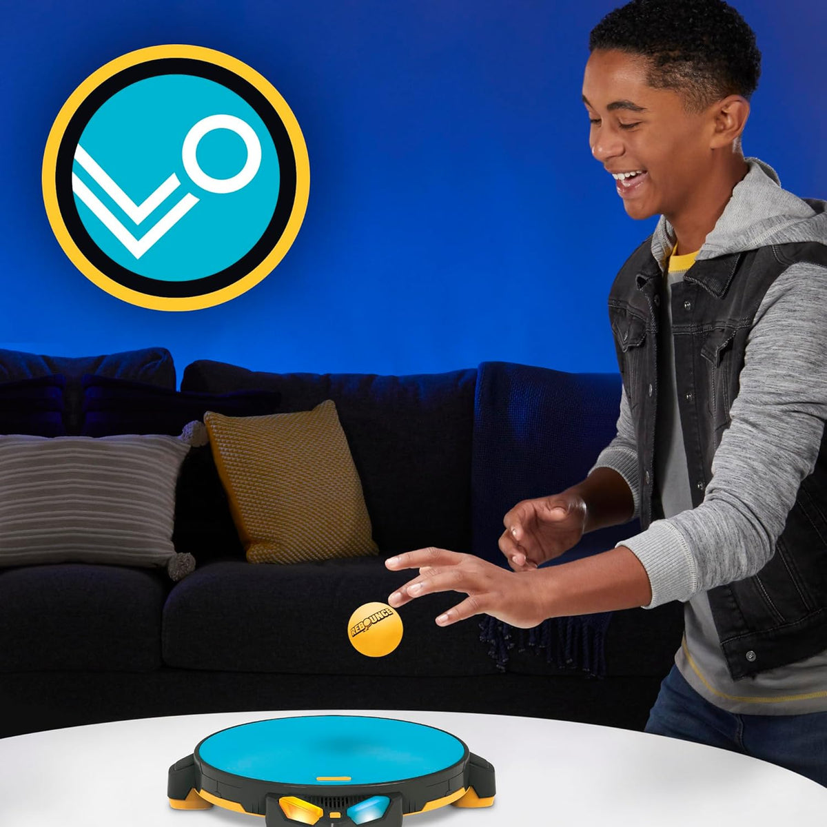 Hasbro Games Rebounce Game | Indoor and Outdoor Electronic Action Game for Kids, Teens, and Adults | Ages 8+ | 2 to 6 Players | 10 Mins. | Family