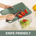 Plastic Cutting Board Set of 3-Cutting Boards for Kitchen BPA Free, Large-Small Chopping Boards Non-Slip for Cooking Camping Dishwasher Safe