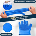 6PCS Pet Grooming Kit for Dogs,Cats and Horses | Dog Washing Gloves | Dog Bath Brush | Dog Bath Gloves | Dog Shampoo Brush | Pet Grooming Gloves