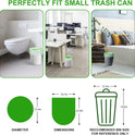 Small Trash Bags 4-6 Gallon, Inwaysin 200 Count Biodegradable Trash Bags 4 Gallon, Extra Strong Small Garbage Bags Unscented, Size Expanded, Green
