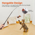 Potaroma Cat Toys Rechargeable Flapping Bird Sparrow, Lifelike Chirp Tweet, Touch Activated Kitten Toy Interactive Cat Exercise Toys for All Breeds