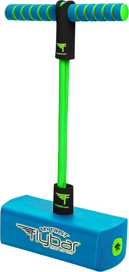 Flybar My First Foam Pogo Jumper for Kids Fun and Safe Pogo Stick for Toddlers, Durable Foam and Bungee Jumper for Ages 3 and up, Supports up to