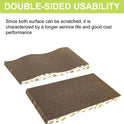 Cat Scratching Board, Corrugate Cat Scratcher for Indoor Cats with Catnip, Cat Scratch Pad with Premium Scratch Textures Design, Cardboard Cat