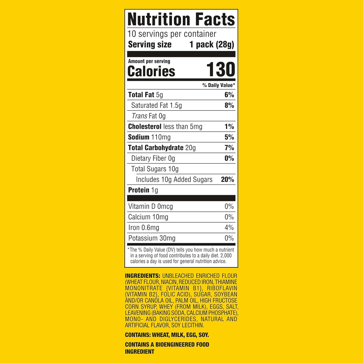 NILLA Wafers Mini Cookies, Vanilla Wafers, 10 Snack Packs