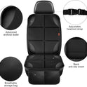 Car Seat Protector 1 Pack Car Seat Cushion Mat Thickest Padding,Waterproof 600D Fabric Car Seat Covers for Non-Slip Backing Mesh Pockets for Baby and