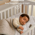 Yoofoss Waterproof Crib Mattress Protector 2 Pack, Quilted Crib Mattress Pad Cover Ultra Soft and Breathable, Machine Washable Toddler Mattress