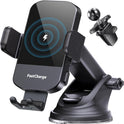 CHGeek Wireless Car Charger, 15W Fast Charging Auto Clamping Car Charger Phone Mount Phone Holder fit for iPhone 16 15 14 13 12 Pro Max 11 XR XS