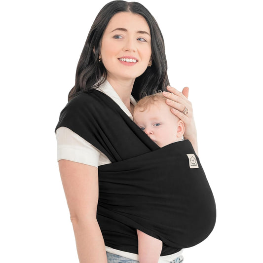KeaBabies Baby Wrap Carrier - All in 1 Original Baby Carrier Newborn to Toddler Sling, Easy to Wear, Hands Free Bonding, Lightweight, Breathable