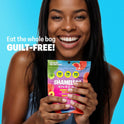 Shameless Snacks Sweet & Sour All-Stars, Sour Gummy Candy Variety Pack, Healthy, Vegan, Gluten-Free, Low Sugar, Fruit Snacks, Red Raspberry