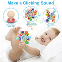 Baby Montessori Sensory Toys for 0-6 6-12 Months, Baby Teether Teething Toys for Babies 0 3 6 9 12 18 Months, Newborn Infant Learning Developmental