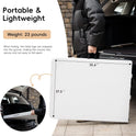 Folding Table 6FT HDPE 6 Foot Foldable Table Portable Banquet Surface Fold-in-Half Desk Utility for Working Meeting Parties, Picnic, Camping