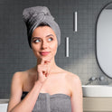 Tens Towels Pack of 4 Extra Large Bath Towels 30 x 60 Inches, 100% Cotton, Larger & Lighter Weight, Quicker to Dry, Super Soft and Absorbent, Perfect
