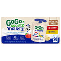 GoGo squeeZ yogurtZ Variety Pack, Strawberry & Banana, 3 oz (Pack of 20), Kids Snacks Made from Real Yogurt and Fruit, No Fridge Needed, Gluten Free