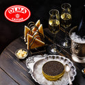 OLMA Caviar Taster Gift Set - 4 oz (112g) of Caviar, Includes 8 Varieties of Caviar Fish Roe (Beluga Hybrid, Osetra, Kaluga Royal, Hackleback