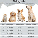 Hoewina Dog & Cat Bed for Indoor Cats, 20in Calming Donut Bed for Puppy and Kitten, Washable Round Fluffy Pet Bed for Small Medium Dogs and Cats