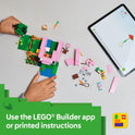 LEGO Minecraft The Baby Pig House Toy Figures and Playset - Building Minecraft Toy for Kids, Boys and Girls, Ages 7+ - Gift for Birthdays - with 2