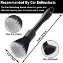 7Pcs Car Wheel Brush kit, Tire Brush, Wheel Cleaner Brush, Soft-bristled Rim Cleaner Brush, Tire Shine Applicator Pad, Car Detailing Brushes, Wheel