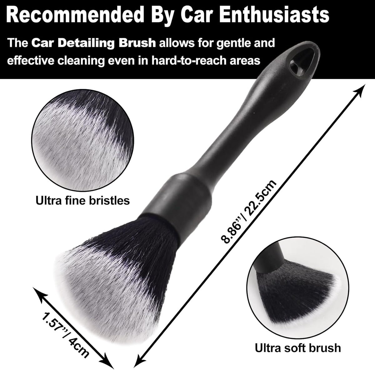 7Pcs Car Wheel Brush kit, Tire Brush, Wheel Cleaner Brush, Soft-bristled Rim Cleaner Brush, Tire Shine Applicator Pad, Car Detailing Brushes, Wheel