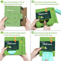Compostable Trash Garbage bags,AYOTEE 13-15 Gallon Tall Kitchen Trash Bags,Heavy Duty Unscented 1.18Mils 55 Liter,60 Count,Strong Thicken Rubbish