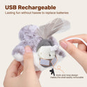 Potaroma Cat Toys Flapping Bird (No Flying), Lifelike Sandpiper Chirp Tweet, Rechargeable Touch Activated Kitten Toy Interactive Cat Exercise Toys